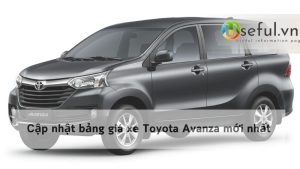 Cập nhật bảng giá xe Toyota Avanza mới nhất