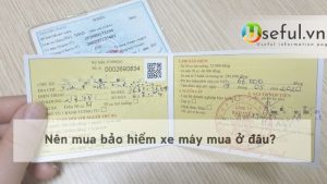 Nên mua bảo hiểm xe máy mua ở đâu?