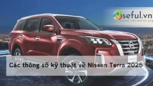 Các thông số kỹ thuật về Nissan Terra 2025