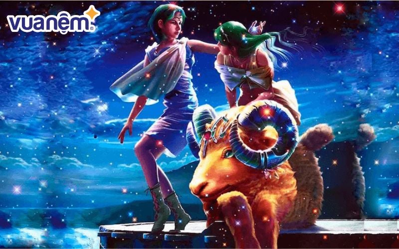 bao-binh-va-bach-duong-2 Bạch Dương vốn là người năng nổ, họ vô cùng thích thú với những ý tưởng của Bảo Bình