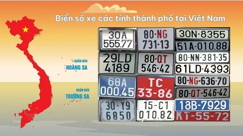 Cách phân biệt biển số xe các tỉnh và thành phố