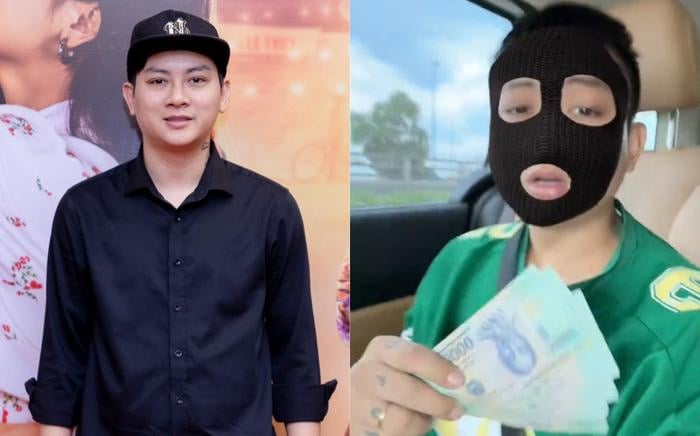 hoailam-0800 Hoài Lâm tự tin khoe cầm một cọc tiền có giá trị lớn trong video mới nhất.