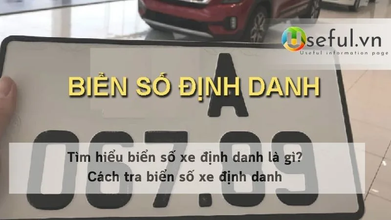 Tìm hiểu biển số xe định danh là gì? Cách tra biển số xe định danh