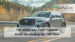 Các phiên bản Ford Explorer được ưa chuộng tại Việt Nam