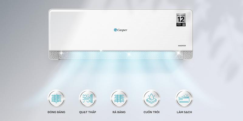 Những lưu ý khi sử dụng máy lạnh Casper inverter 1 hp qc-09is36