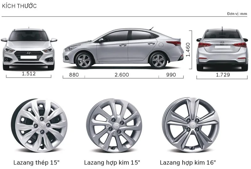 Thông số xe Hyundai Accent và tất tần tật những gì bạn cần biết