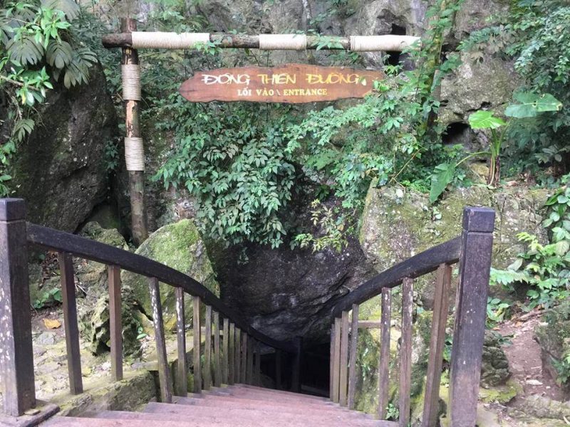 tour động thiên đường 1 ngày Cửa vào động thiên đường