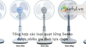Tổng hợp các loại quạt lửng Senko được nhiều gia đình lựa chọn