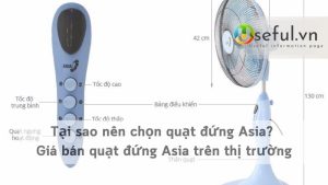 Tại sao nên chọn quạt đứng Asia? Giá bán quạt đứng Asia trên thị trường