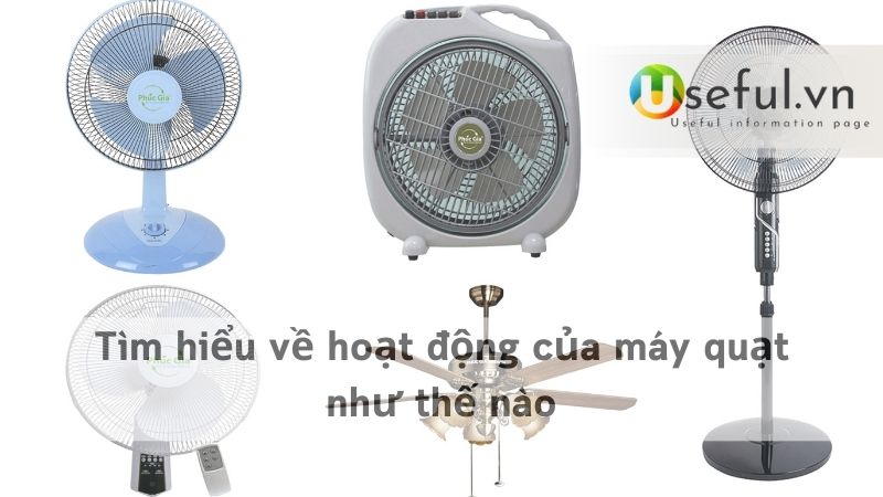 Tìm hiểu về hoạt động của máy quạt như thế nào