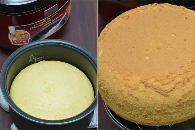 Bật mí cách làm bánh bông lan bằng nồi cơm điện đơn giản dễ làm