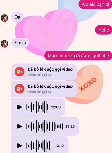 binhan-1424 Bình An hốt hoảng khi nhận loạt tin nhắn thoại từ Phương Nga sau khi xin phép đi chơi golf
