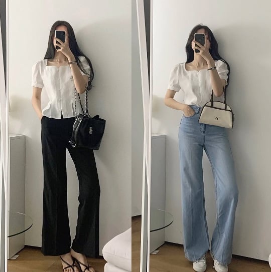macdep2-0802 Một chiếc quần jeans có thể phối với áo sơ mi để tạo phong cách thanh lịch