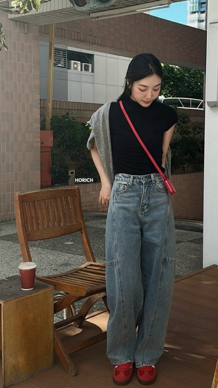 quanjeans6-0858 Quần jeans với chi tiết may nổi đang dần trở thành item “phải có” trong tủ đồ