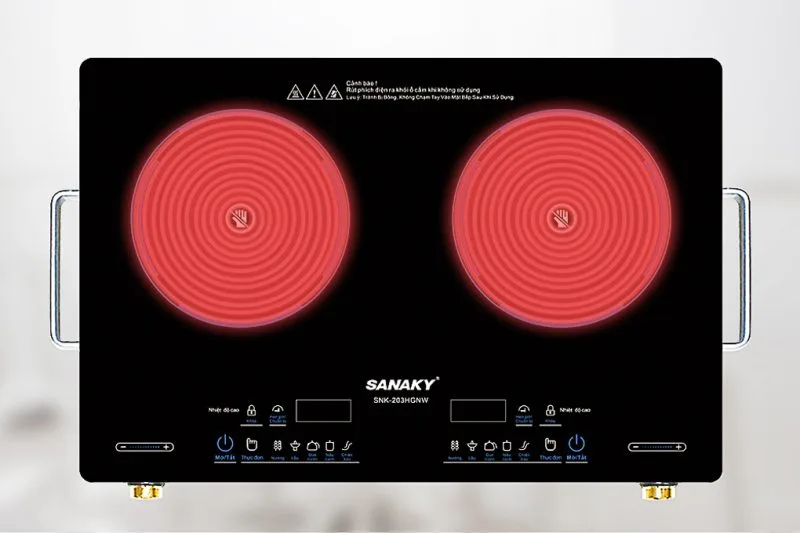 Đánh giá bếp hồng ngoại Sanaky SNK-2018HG 1 Đánh giá bếp hồng ngoại Sanaky SNK-2018HG