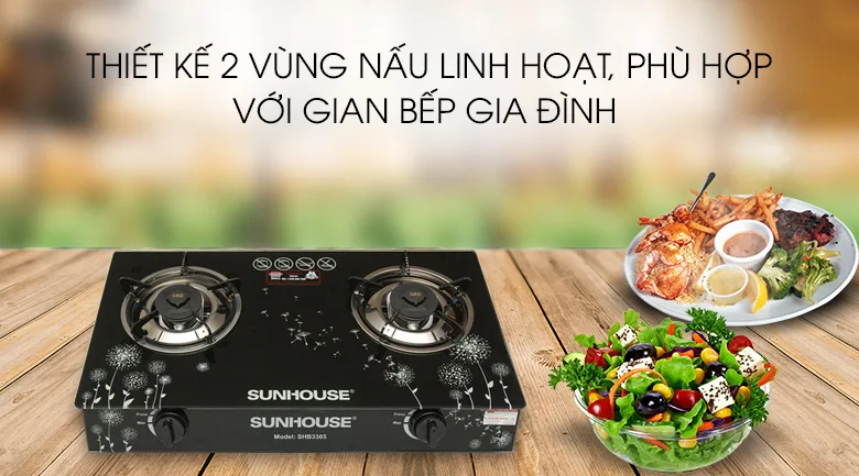 Top 7 bếp ga Sunhouse được ưa chuộng nhất hiện nay 1 Bếp ga Sunhouse là lựa chọn của nhiều gia đình Việt