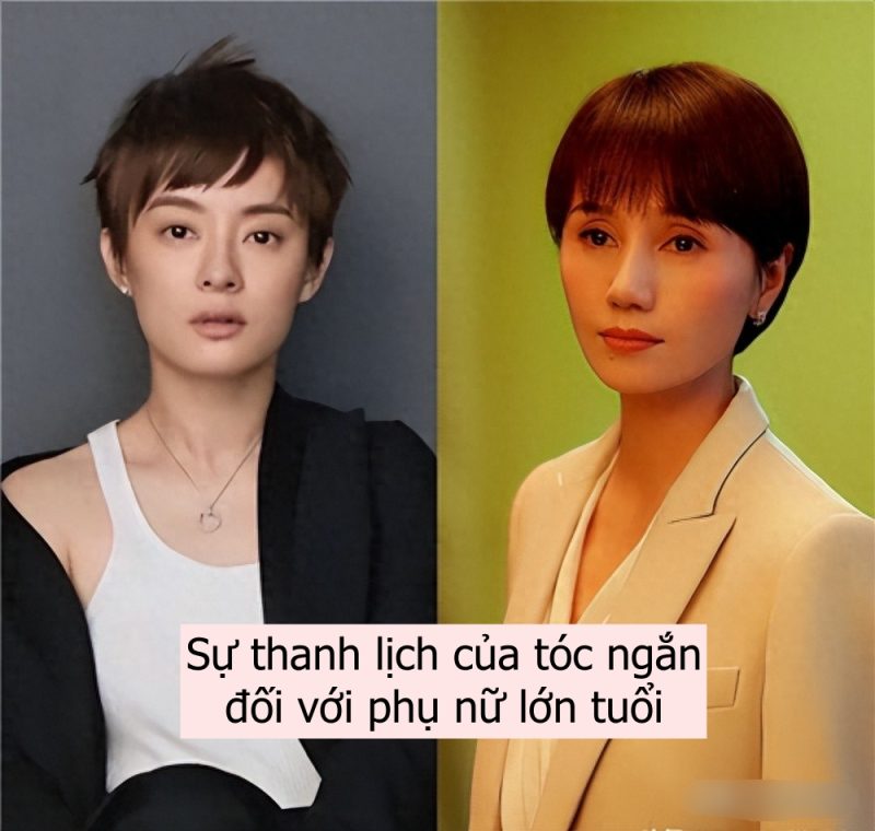 Vì sao phụ nữ trung niên nên cắt tóc ngắn thay vì nhuộm tóc? Nhìn ảnh so sánh bạn sẽ thấy rõ! - Ảnh 1. Vì sao phụ nữ trung niên nên cắt tóc ngắn thay vì nhuộm tóc? Nhìn ảnh so sánh bạn sẽ thấy rõ! - Ảnh 1.