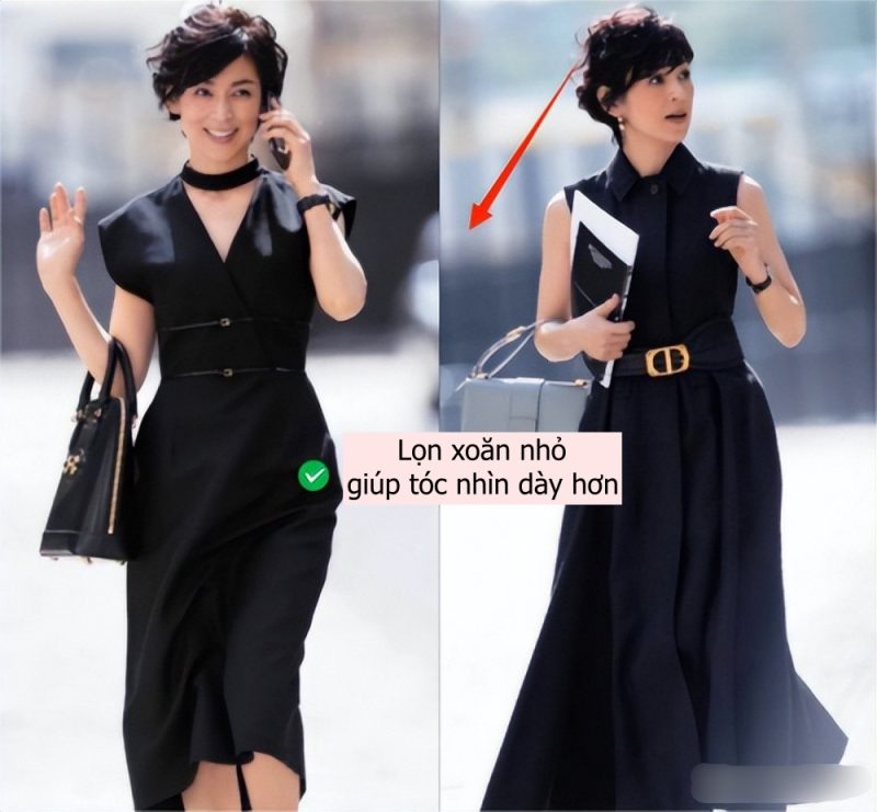 Vì sao phụ nữ trung niên nên cắt tóc ngắn thay vì nhuộm tóc? Nhìn ảnh so sánh bạn sẽ thấy rõ! - Ảnh 9. Vì sao phụ nữ trung niên nên cắt tóc ngắn thay vì nhuộm tóc? Nhìn ảnh so sánh bạn sẽ thấy rõ! - Ảnh 9.