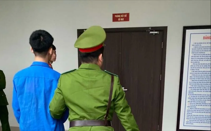 Bị cáo Trương Văn Minh. Ảnh: Lan Hương nam sinh lớp 8 (6).jpg