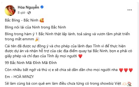 Nữ ca sĩ sinh năm 1995 đã phải lên cho biết từ