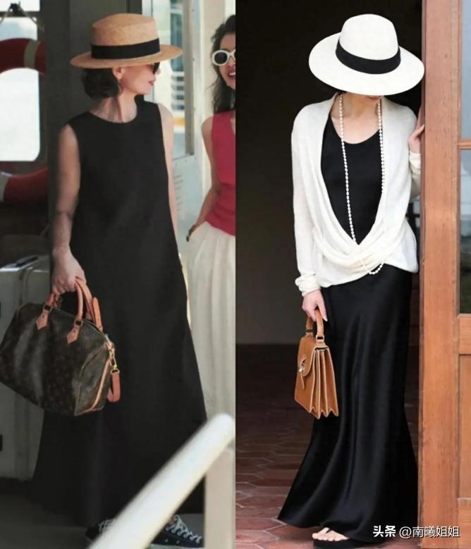 Dáng váy suông giúp che đi những khuyết điểm ở vòng eo, hông, tạo cảm giác vóc dáng cân đối, thon gọn hơn.