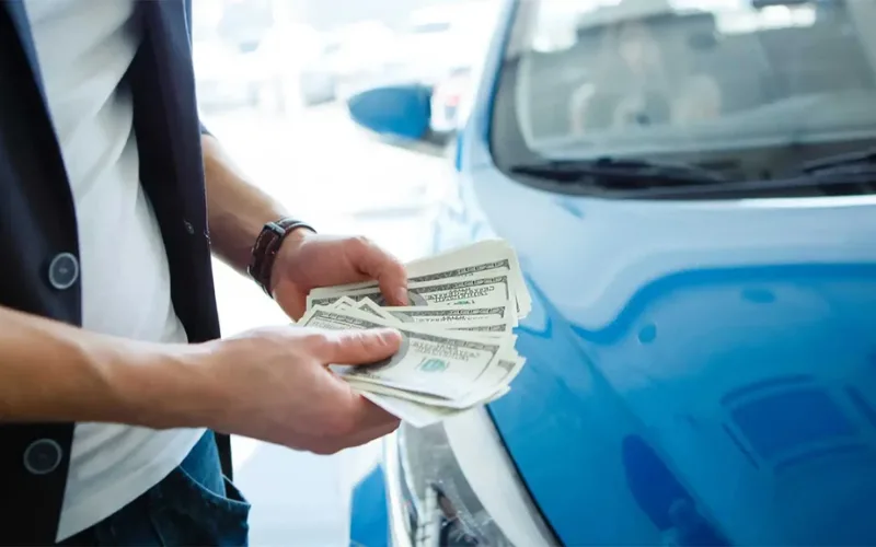 Tiền trả trước khi vay mua ô tô
