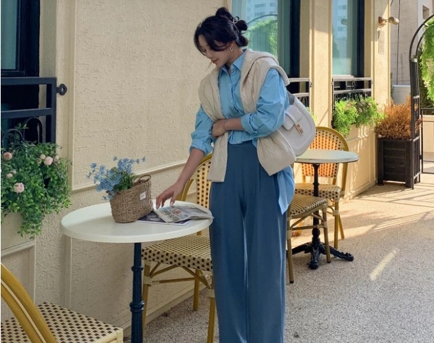 Quần ống suông không làm bạn