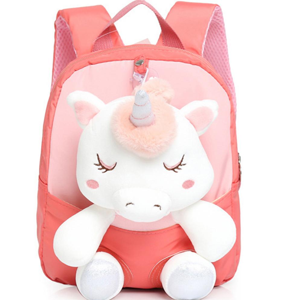 Ba lô chống thấm nước hình kỳ lân hồng BB001