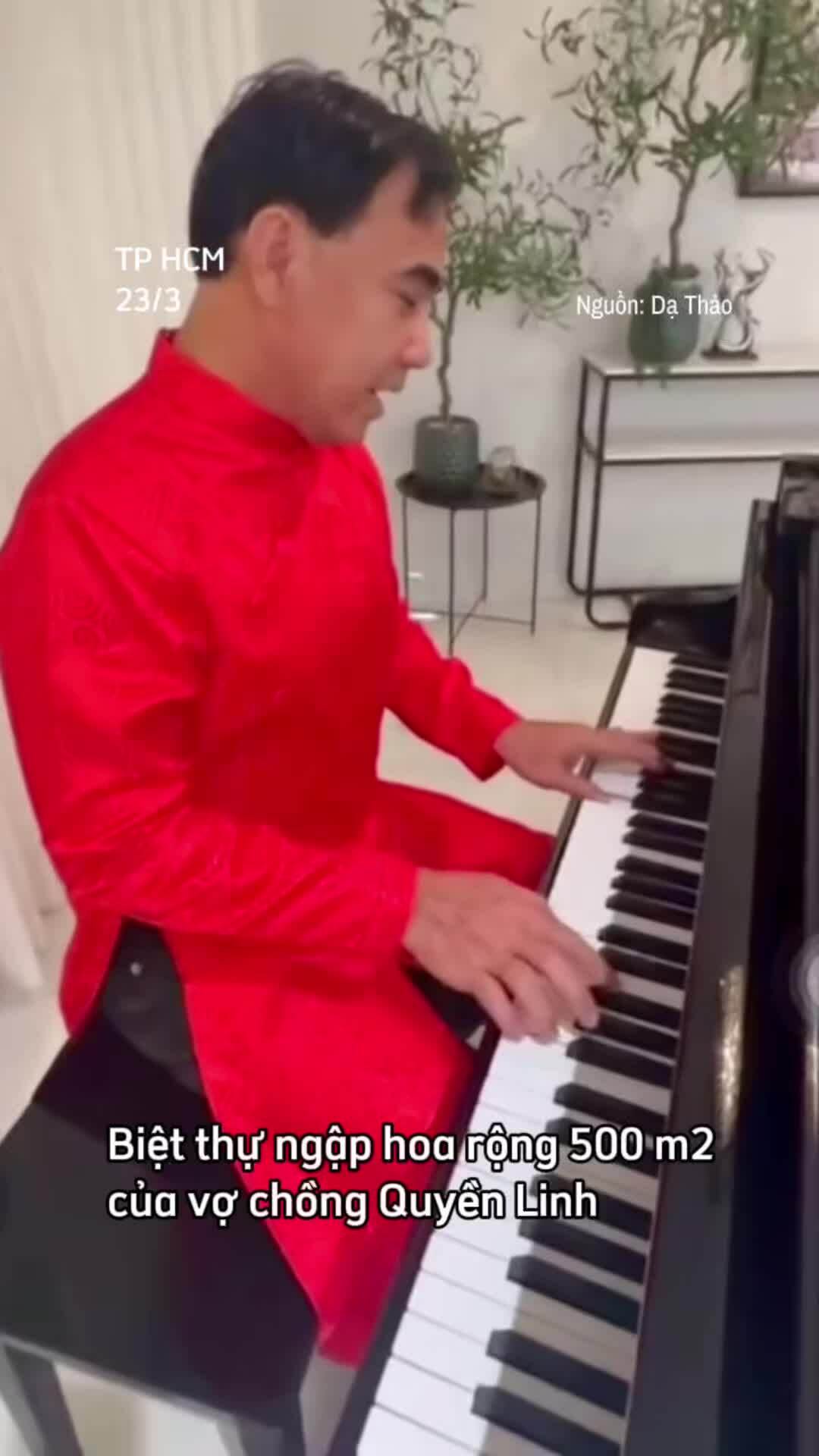 Biệt thự ngập hoa rộng 500 m2 của vợ chồng Quyền Linh