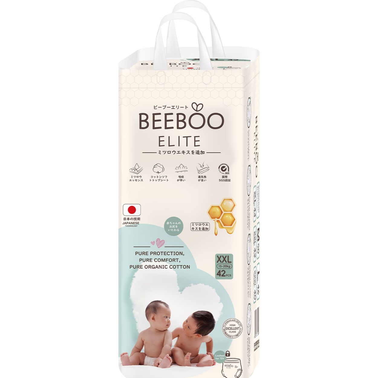 Bỉm - Tã quần Beeboo Elite size XXL 42 miếng (15-20kg)