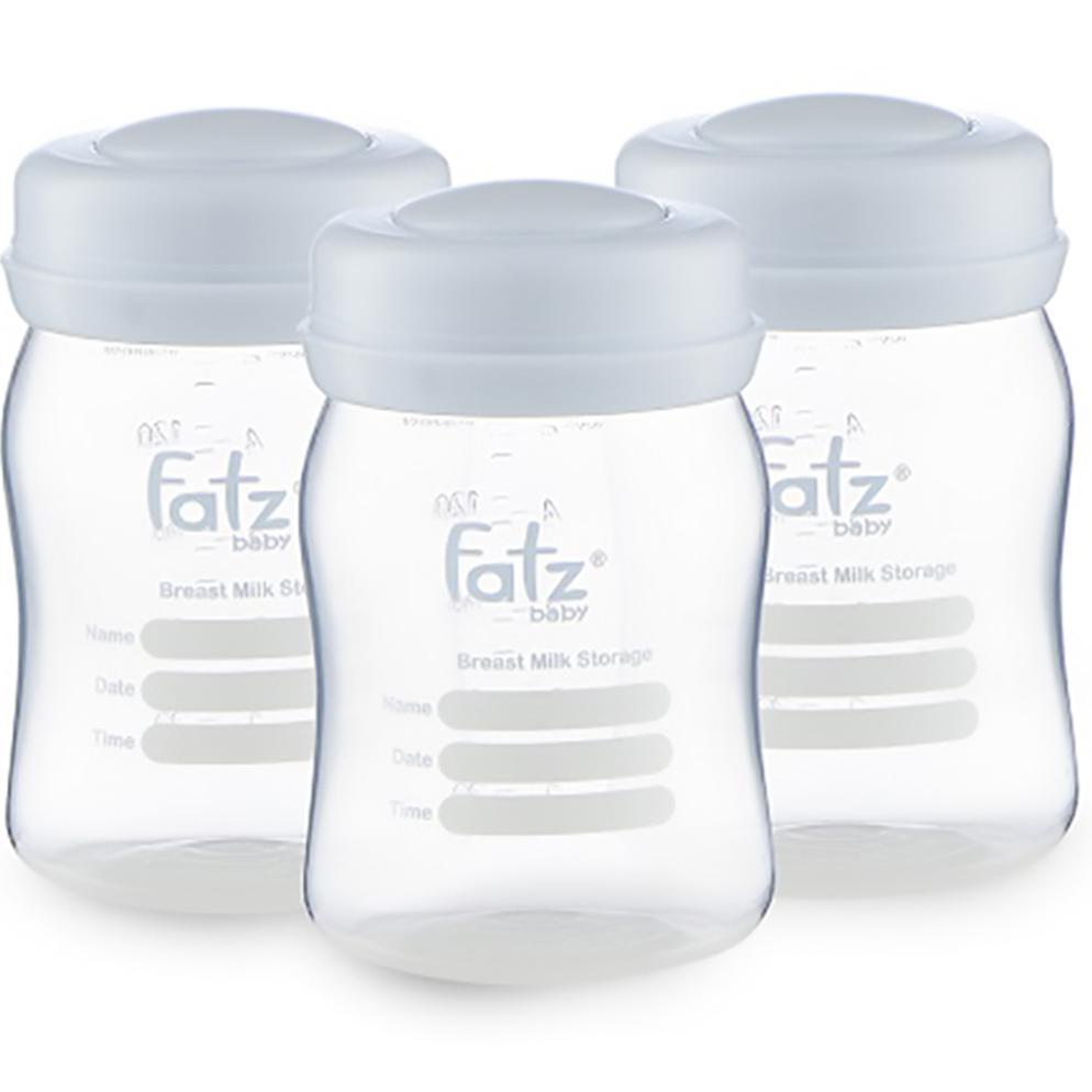 Bộ 3 bình trữ sữa Fatzbaby FB0120NX 150ml màu xanh