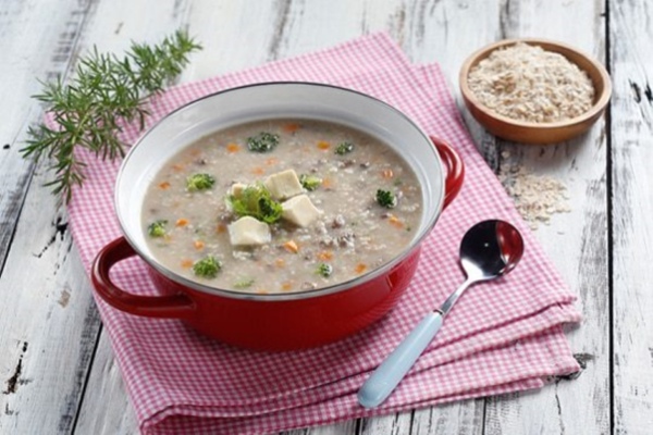 Cháo yến mạch thịt bò bổ dưỡng cho bé