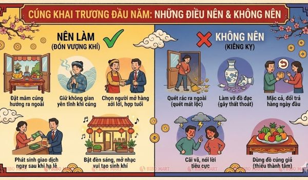 Cúng khai trương đầu năm mới