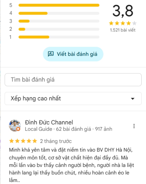 danh-gia-phong-kham-so-1-benh-vien-dai-hoc-y-ha-noi Phòng khám số 1 thuộc hệ thống Bệnh viện Đại học Y Hà Nội