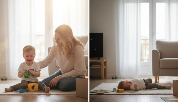 Biểu hiện khóc ăn vạ của khủng hoảng 3 tuổi