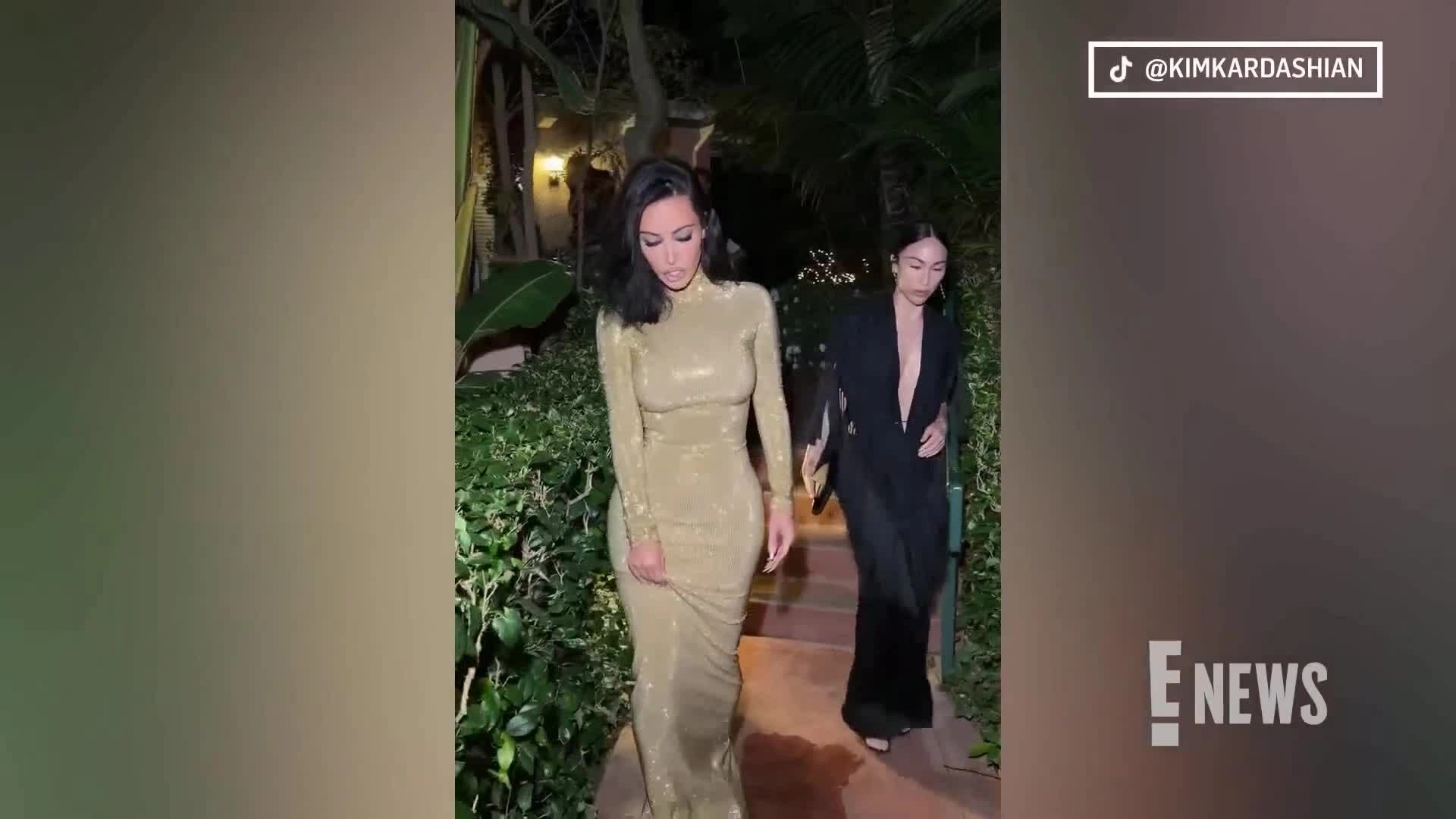 Kim Kardashian ngã vì giày 'cà kheo'