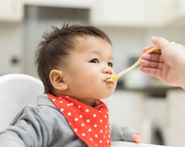 Nấu cháo cho bé ăn dặm