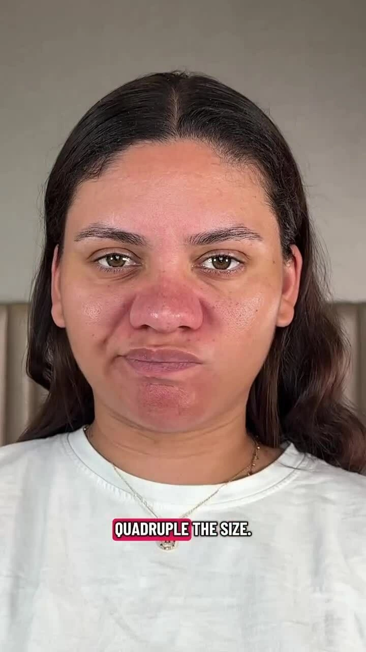 Nữ influencer làm đẹp gây sốc khi công khai diện mạo thực tế lúc mang thai