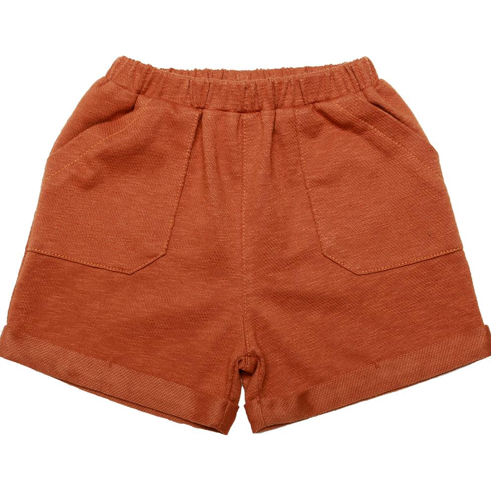 Quần sooc bé trai Chong Chóng 31634 nâu