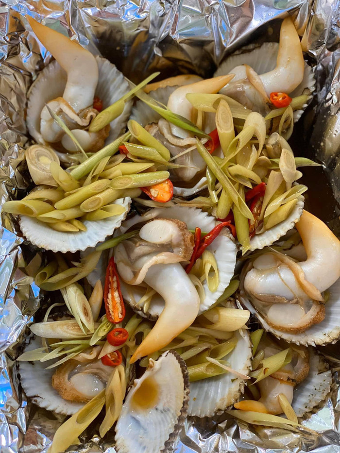 souyig3htp1-95pko8y7aq2-u3f86k7bw13 Khi vừa được luộc hoặc nướng chín tới, phần thịt có độ giòn sật rõ rệt, không bở, không dai quá mức. (Ảnh minh họa từ Internet)