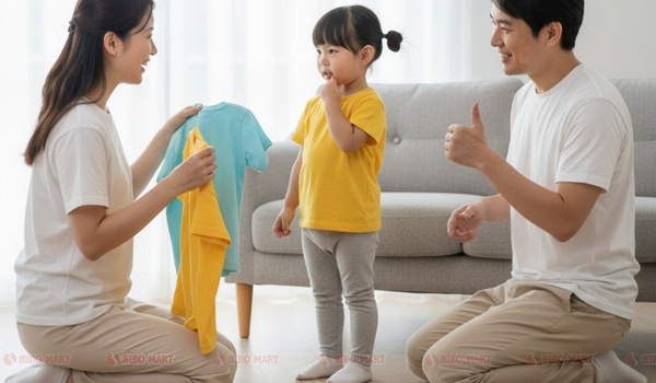 Cho trẻ lên 3 lựa chọn thay vì ra lệnh