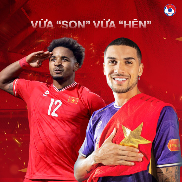 wvqjc9myw61-dyrn6hvrmk2-jiie95a1vk3 Sự xuất hiện của hai cầu thủ nhập tịch gồm Nguyễn Xuân Son và Hendrio (Đỗ Hoàng Hên) đang mang đến làn gió mới cho hàng công tuyển Việt Nam. Ảnh: VFF