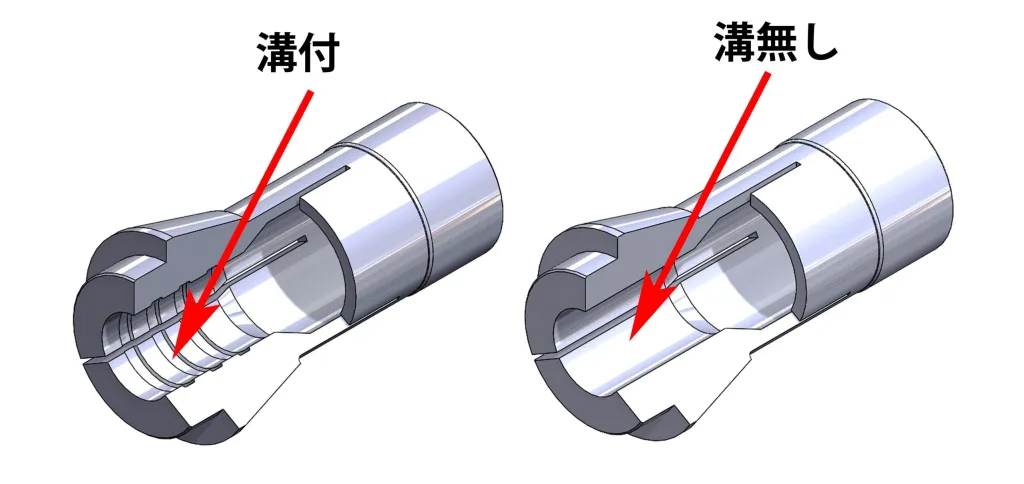 Xẻ rãnh mặt trong collet chuck Daiyac