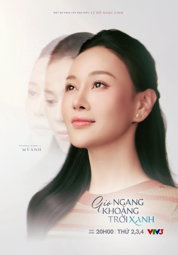 Năm 2025, Phương Oanh từng gây chú ý khi tái xuất màn ảnh nhỏ với bộ phim Gió Ngang Khoảng Trời Xanh.