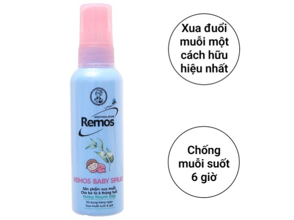 chai xịt muỗi remos