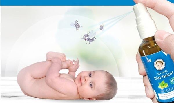 chai xịt chống muỗi cho bé
