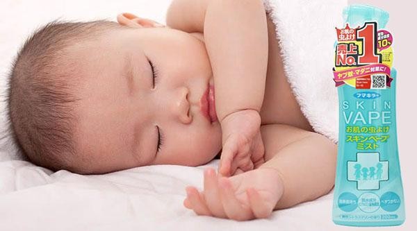 chai xịt muỗi cho em bé