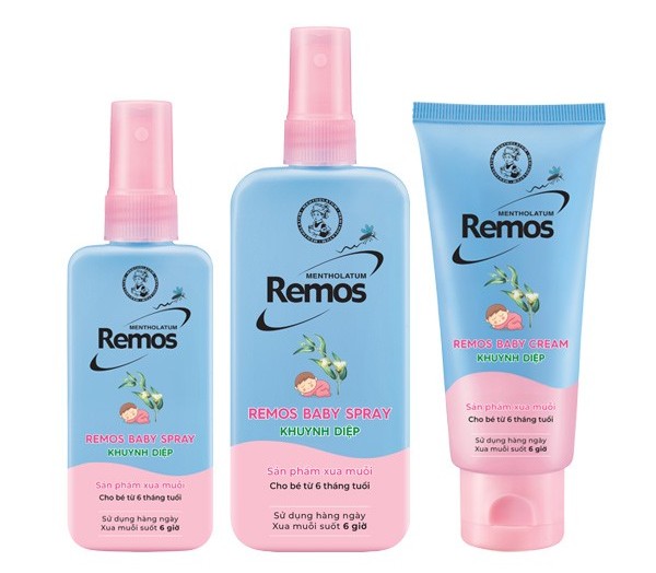 chai xịt muỗi remos