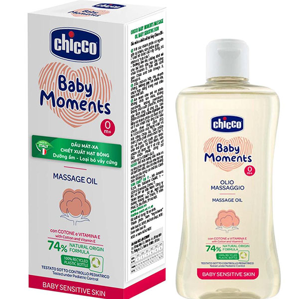 Dầu massage cho bé sơ sinh Chicco