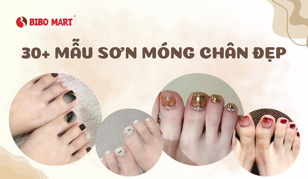 mẫu sơn móng chân đẹp